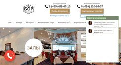 Desktop Screenshot of pansionat-bor.ru